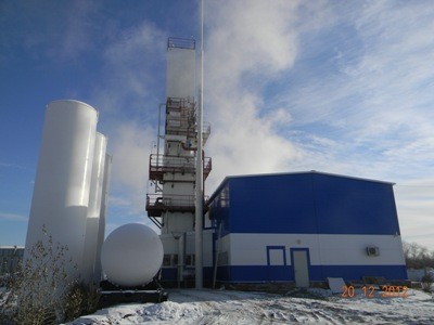 Завод по производству криогенной продукции жидкого азота и кислорода Регион Росии