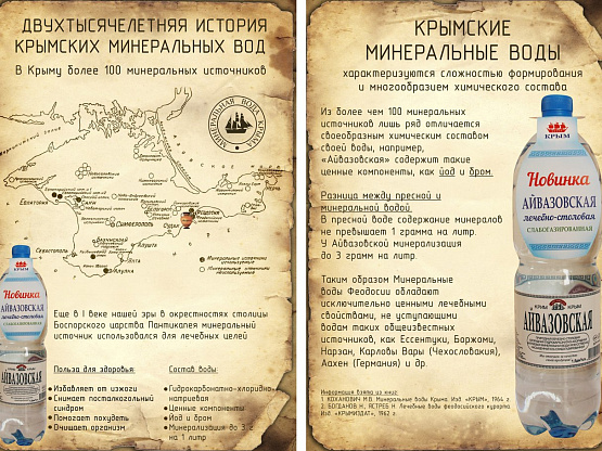 Завод минеральной воды в Крыму Айвазовская