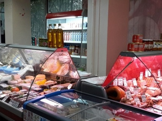 Торговая точка белорусские колбасы в ЗАО