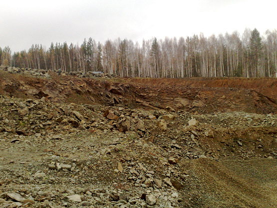 Щебеночный карьер в Нижегородской области