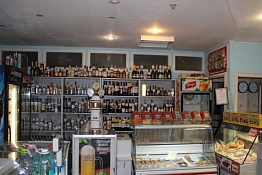 Продовольственный магазин с лицензией на алкоголь