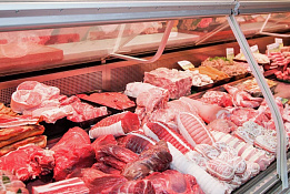 Магазин фермерских продуктов в густонаселенном квартале
