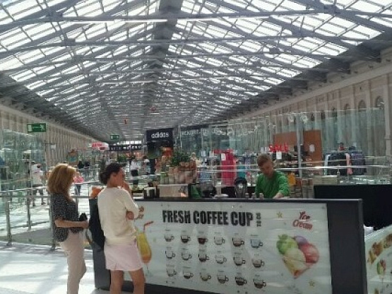 Кофейня формата Кофе с собой с высокой проходимостью в ТРК