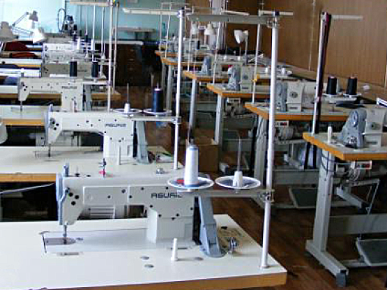 Швейное производство с новым оборудованием